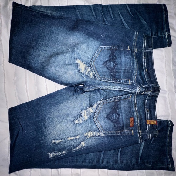 ZD premium Jean women’s with pearls sz 27 / juniors sz 3 - Picture 6 of 7